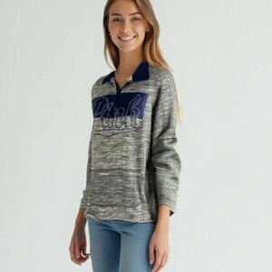 💕Love Pink half zip pullover S